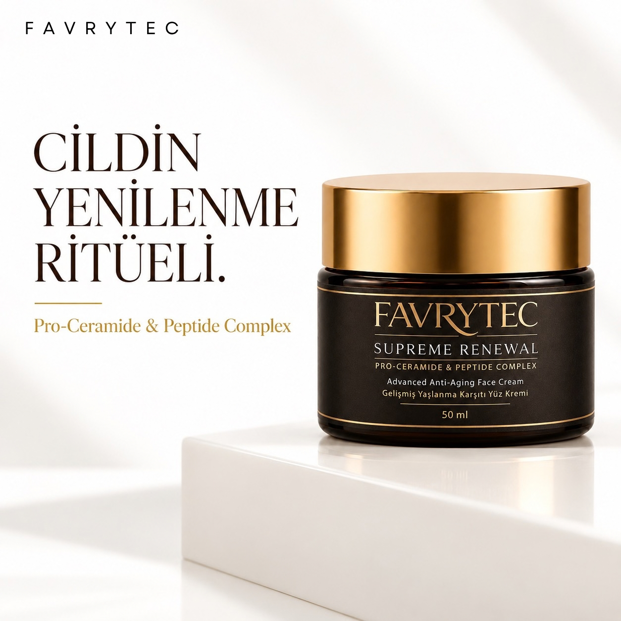 Supreme Renewal Face Cream – Yaşlanma Karşıtı ve Yoğun Nemlendirici Yüz Kremi