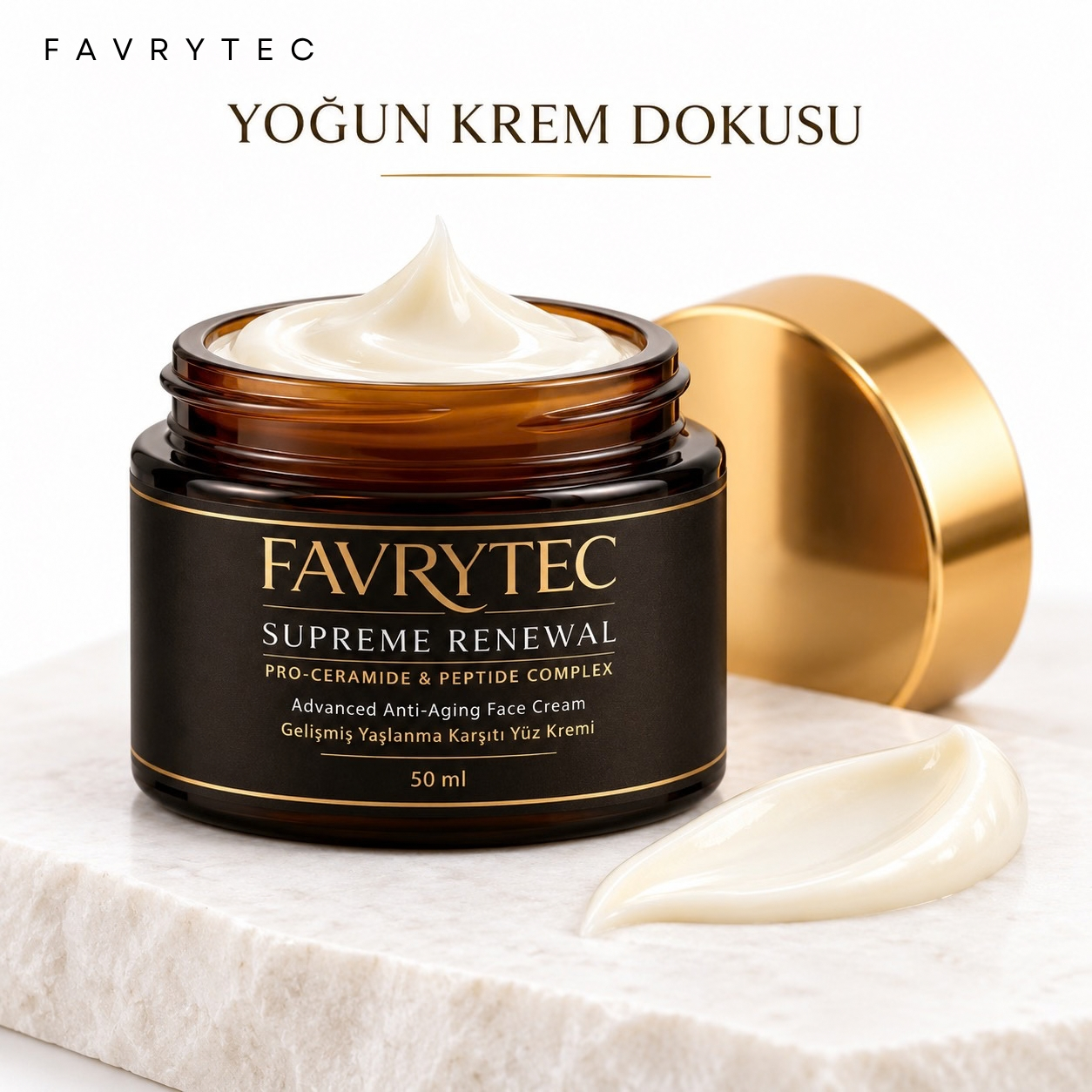 Supreme Renewal Face Cream – Yaşlanma Karşıtı ve Yoğun Nemlendirici Yüz Kremi - Görsel 4
